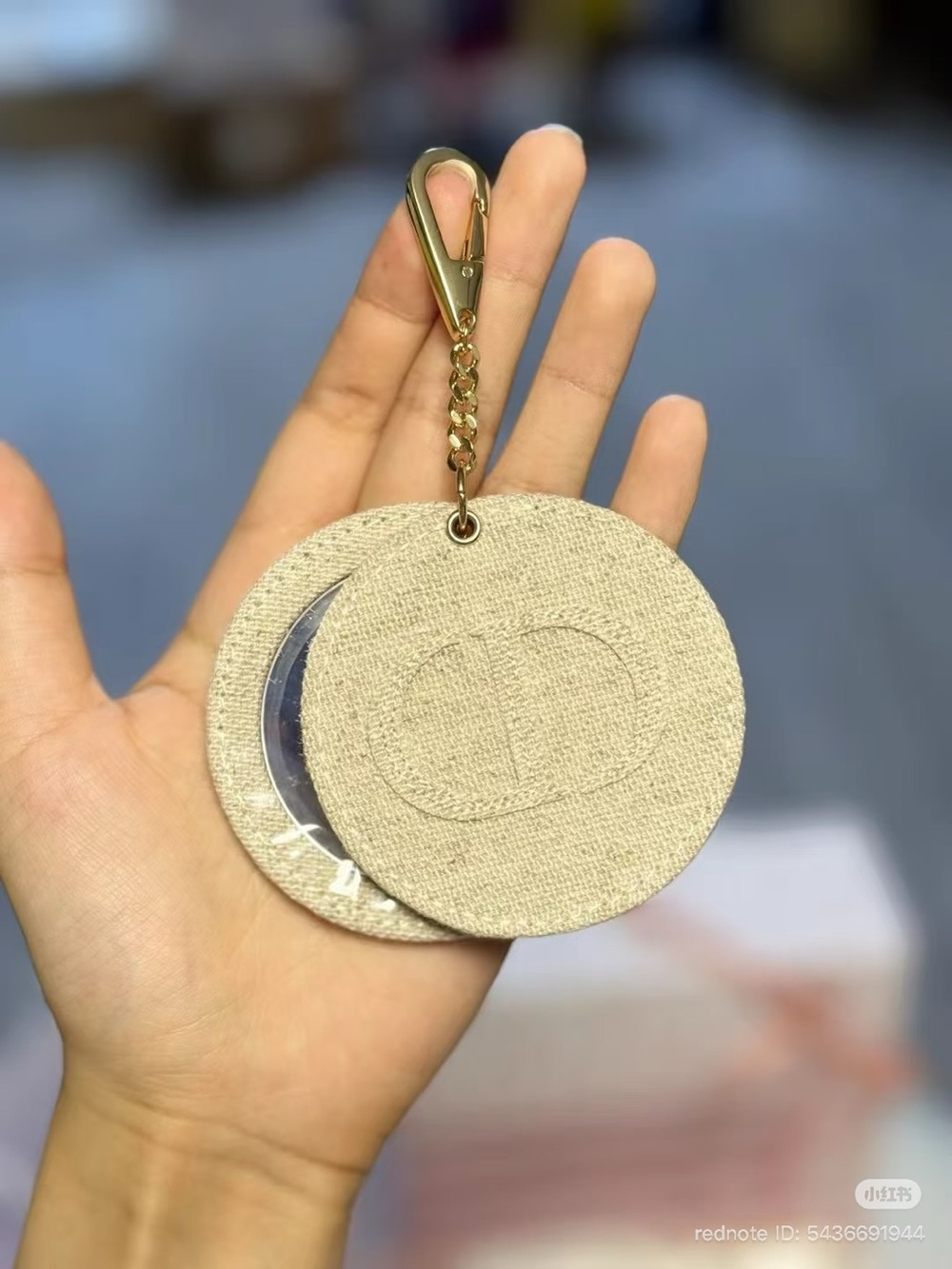 Dior Bag Charm Linen Mirror